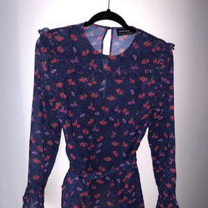 Floral Navy Dress